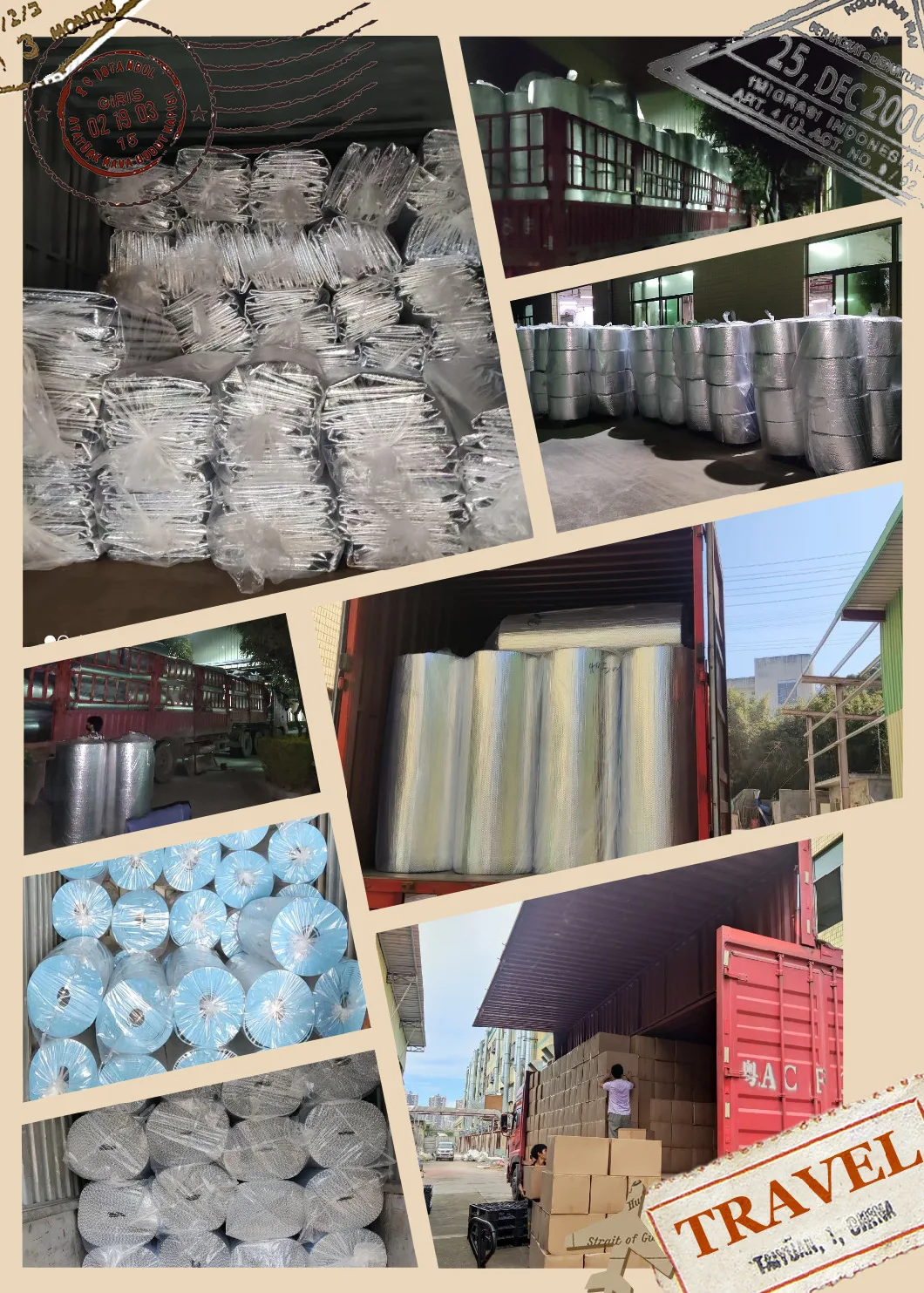 Sound Proof Double Sided Aluminum Foil Bubble Insulation for Walls Thermal Insulation Material